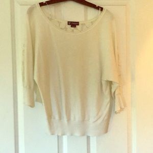 Cream sweater